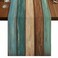 Vandarllin Cotton Linen Table Runner Dresser Scarves Extra Long 13X120 Inches Retro Rustic Barn WoodTeal Green Brown NonSlip Burlap Rectangle Table Setting Decor for Wedding Party Holiday Dinner Home