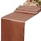 WELMATCH Rose Gold Satin Table Runners 5 pcs Wedding Banquet Party Event Decoration Table Runners Rose Gold 5