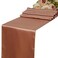 WELMATCH Rose Gold Satin Table Runners 5 pcs Wedding Banquet Party Event Decoration Table Runners Rose Gold 5