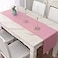 DUALIFE Baby Pink Table Runner 14x72 InchesRomantic Rose Pink for Wedding Anniversary Party Decor Baby Shower and Birthday Party Cake Table Decorations 1 Piece