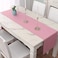 DUALIFE Baby Pink Table Runner 14x72 InchesRomantic Rose Pink for Wedding Anniversary Party Decor Baby Shower and Birthday Party Cake Table Decorations 1 Piece
