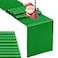 Hahuho 10Pack Satin Table Runner Emerald 12 x 108 inches Long Table Runners for Wedding Birthday Parties Banquets Decorations10 Pack 12x108 Inch Emerald