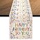 Secarond Happy Birthday Table RunnerSpring Summer Holiday Dining Table Runners for Home Party Dcor 13x70 Inch