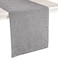 Mebakuk Linen Farmhouse Table Runner Large Burlap Style Soft and Waterproof Decorative Fabric Runner for Outdoor Wedding and Dinner 14 x 72 Inch Dark Grey