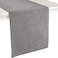 Mebakuk Linen Farmhouse Table Runner Large Burlap Style Soft and Waterproof Decorative Fabric Runner for Outdoor Wedding and Dinner 14 x 72 Inch Dark Grey