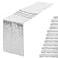 WISPET Silver Sequin Table Runner 12 x 108 Pack of 12 Sequin Table Cloth Runner Glitter Table Runner for Party Decor Glitter Party Supplies Fabric for Baby Shower Event Table Decor