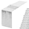 WISPET Silver Sequin Table Runner 12 x 108 Pack of 12 Sequin Table Cloth Runner Glitter Table Runner for Party Decor Glitter Party Supplies Fabric for Baby Shower Event Table Decor