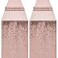 OQSC Sequin Table Runners 72 Inches Long Christmas Glitter Table Runner for Party Wedding Bridal Baby 2 Pcs Rose Gold
