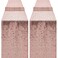 OQSC Sequin Table Runners 72 Inches Long Christmas Glitter Table Runner for Party Wedding Bridal Baby 2 Pcs Rose Gold