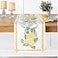 Newbridge Rectangle Fabric Table Runner 70 Inch Long Lemon Orchard IndoorOutdoor Stain Resistant NoIron Fabric Table Runner Fresh Lemon and Citrus Leaf