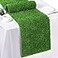 TURSTIN Artificial Grass Table Runners 14 x 72 Inch Green Grass Tabletop Synthetic Grass Carpet Rug Table Decorations for Spring Summer Wedding Birthday Party Decor