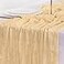 Socomi Champagne Table Runner Spring Easter Cheesecloth Table Runner 170 inch Cheese Cloth 14FT Boho Rustic Gauze for Wedding Party Baby Shower Decor