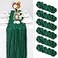 Showgeous 6 Pack Christmas Table Runner 10FT Dark Green Cheesecloth Table Runner Long SemiSheer Gauze Fabric Boho or Rustic Wedding Table Decor for Wedding Arch Draping Bridal Shower Baby Shower Holid