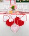 Tseidigs Valentines Day Decor Valentines Day Table Runner 70 Inches Long Embroidered Heart Decorations for The Home