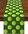 Nepnuser Tennis Ball Table Runner Sports Themed Event Birthday Party Decoration Home Dining Room Kitchen Table Decor 90 Inches Long