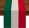 Nepnuser Italy Table Runner 108 Inches Long for Italian Themed Party Decoration Home Kitchen Dining Room Dinner Linen Table Decor