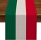 Nepnuser Italy Table Runner 108 Inches Long for Italian Themed Party Decoration Home Kitchen Dining Room Dinner Linen Table Decor