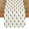 Artoid Mode Beige Xmas Tree Christmas Table Runner Seasonal Winter Kitchen Dining Table Decoration for Home Party Decor 13x72 Inch
