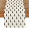 Artoid Mode Beige Xmas Tree Christmas Table Runner Seasonal Winter Kitchen Dining Table Decoration for Home Party Decor 13x72 Inch