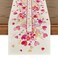 Artoid Mode Red Pink Heart Branch Table Runner Seasonal Leaf Kitchen Dining Table Decoration for Home Party Decor 13x72 Inch