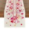 Artoid Mode Red Pink Heart Branch Table Runner Seasonal Leaf Kitchen Dining Table Decoration for Home Party Decor 13x72 Inch