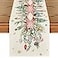 Artoid Mode Nutcracker Floral Holly Christmas Table Runner Seasonal Winter Kitchen Dining Table Decoration for Home Party Decor 13x72 Inch