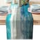 AILUER Teal Grey Table Runners Modern Art Farmhouse Linen Table Runners Dresser Scarves Retro Rustic Style for Party Kitchen Dining Table Coffee Holiday Party Decor 13x 90 Teal Grey
