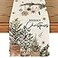 Artoid Mode Xmas Trees Holly Pine Cone Merry Christmas Table Runner Seasonal Winter Kitchen Dining Table Decoration for Home Party Decor 13x120 Inch