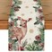 Artoid Mode Reindeer Pine Cone Leaves Christmas Table Runner Seasonal Winter Floral Kitchen Dining Table Decor for Home Party 13x72 Inch