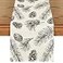 Artoid Mode Fir Pine Cone Christmas Table Runner Seasonal Winter Leaves Kitchen Dining Table Decoration for Home Party Decor 13x72 Inch