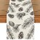 Artoid Mode Fir Pine Cone Christmas Table Runner Seasonal Winter Leaves Kitchen Dining Table Decoration for Home Party Decor 13x72 Inch