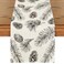 Artoid Mode Fir Pine Cone Christmas Table Runner Seasonal Winter Leaves Kitchen Dining Table Decoration for Home Party Decor 13x72 Inch