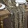 Artoid Mode Black Gold Gauze Table Runner 120 Inch 10FT Glitter Metallic Foil Sheer Dining Wedding Anniversary Holiday Birthday Table Decor for Home Party