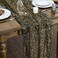 Artoid Mode Black Gold Gauze Table Runner 120 Inch 10FT Glitter Metallic Foil Sheer Dining Wedding Anniversary Holiday Birthday Table Decor for Home Party