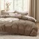 Bedsure Brown Duvet Cover Full Size 3 Pieces Prewashed Extra Soft CottonLike Polyester Bedding Set Includes 1 Duvet Cover 80x90 Inches with Zipper Closure 2 Pillow Shams No Comforter