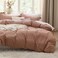 Bedsure Mocha Mousse Duvet Cover King Size 3 Pieces Prewashed CottonLike Polyester Extra Soft Bedding Set Includes 1 Duvet Cover 104x90 Inches with Zipper Closure 2 Pillow Shams No Comforter