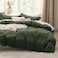 Bedsure Olive Green Duvet Cover TwinTwin XL Size 2 Pieces Prewashed CottonLike Polyester Extra Soft Bedding Set Includes 1 Duvet Cover 68x90 with Zipper Closure 1 Pillow Sham No Comforter