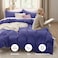 Bedsure Skipper Blue Duvet Cover King Size 3 Pieces Prewashed CottonLike Polyester Extra Soft Bedding Set Includes 1 Duvet Cover 104x90 Inches with Zipper Closure 2 Pillow Shams No Comforter