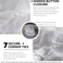Simple&amp;Opulence SimpleOpulence 100 Linen Duvet Cover Set 3pcs Basic Style Natural French Washed Flax Solid Color Soft Breathable Farmhouse Bedding with Button Closure White King