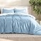 Bare Home Bedding Duvet Cover Queen Size Premium 1800 Super Soft Collection Lightweight Cooling Duvet Cover Soft Breathable Bedding Queen Light Blue