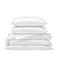 Linenwalas Duvet Cover Set King Size Viscose Derived from Bamboo Soft Breathable Light Weight Cooling Comforter Cover with Zipper Closure and Corner Ties King White
