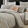 Brandream Luxury Hotel Classy Paisley Regal Themed Duvet Cover Set 100 Cotton Sateen Inside Ties Comfortable Soft Durable 3pc 800ThreadCount Bedding Set with Button Closure Taupe King Size