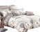 Swanson Beddings Daisy Silhouette Reversible Floral Print 3Piece 100 Cotton Bedding Set Duvet Cover and Two Pillow Shams King Comforter NOT Included