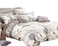 Swanson Beddings Daisy Silhouette Reversible Floral Print 3Piece 100 Cotton Bedding Set Duvet Cover and Two Pillow Shams King Comforter NOT Included