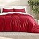 Bare Home Bedding Duvet Cover King Size Premium 1800 Super Soft Collection Lightweight Cooling Soft Breathable Bedding Duvet Cover King Red
