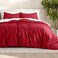 Bare Home Bedding Duvet Cover King Size Premium 1800 Super Soft Collection Lightweight Cooling Soft Breathable Bedding Duvet Cover King Red