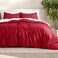 Bare Home Bedding Duvet Cover King Size Premium 1800 Super Soft Collection Lightweight Cooling Soft Breathable Bedding Duvet Cover King Red