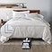 Ella Jayne Duvet Cover Queen Size 3 Pieces 100 Cotton Percale FullQueen Soft Breathable Lightweight Including Duvet Cover 1 Piece 90 x 90 Inches with 2 Pillow Shams Silver Design