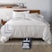 Ella Jayne Duvet Cover Queen Size 3 Pieces 100 Cotton Percale FullQueen Soft Breathable Lightweight Including Duvet Cover 1 Piece 90 x 90 Inches with 2 Pillow Shams Silver Design