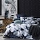 MILDLY 100 Long Staple Cotton Duvet Cover Set Dark Blue Ginkgo Leaf Watercolor Comforter Cover Set